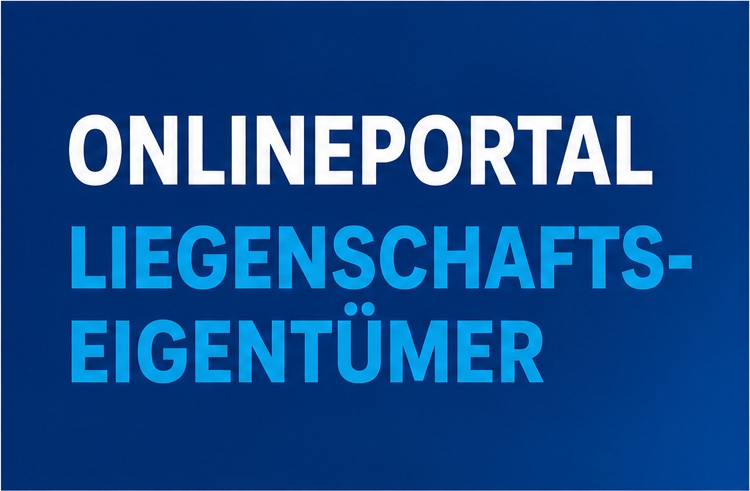 Onlineportal Liegenschaftseigentümer