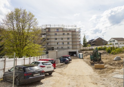 Aufrichtfest Neubauprojekt "Neutalpark" in 8207 Schaffhausen (Herblingen)