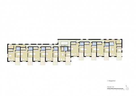 Ankündigung Vermarktungsstart der Wohnüberbauung «Erlengold» in 8200 Schaffhausen. Erstvermietung von 28 Wohnungen mit 2.5 - 3.5 Zimmern.