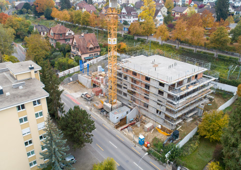 Vermarktungsstart der Wohnüberbauung "zum Rosenpark" in 8212 Neuhausen am Rheinfall - www.zum-rosenpark.ch